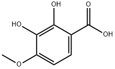 2,3-Dihydroxy-4-methoxybenzoic acid Structure