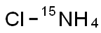 Ammonium chloride-15N Structure