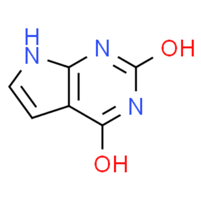 7H-Pyrrolo[2,3-d]pyriMidine-2,4-diol  Structure