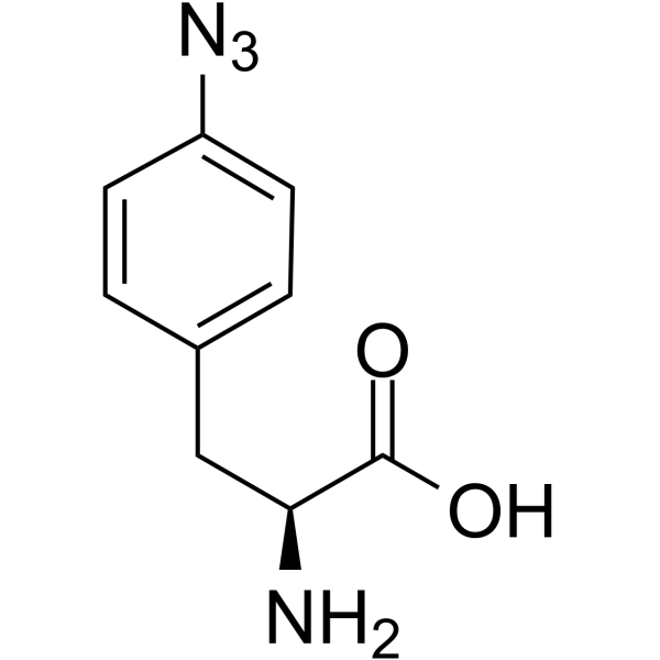 4-Azido-L-phenylalanine Structure