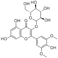 Syringetin 3-O-β-D-glucoside Structure