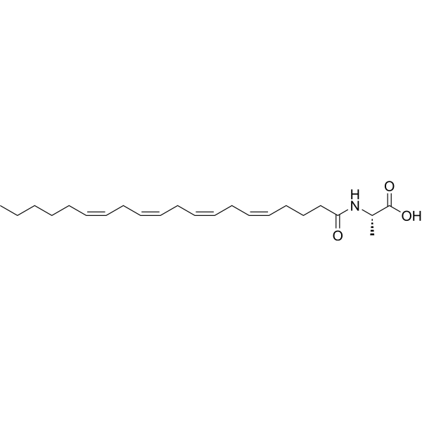 N-Arachidonoyl-L-alanine Structure