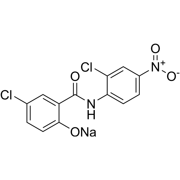 Niclosamide sodium Structure