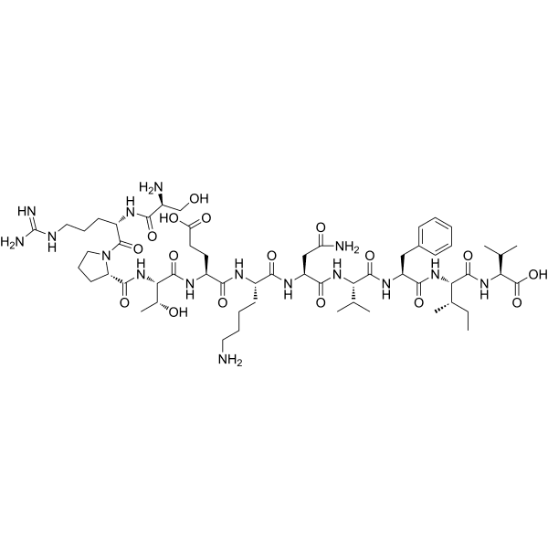 Connexin mimetic peptide 40GAP27 Structure