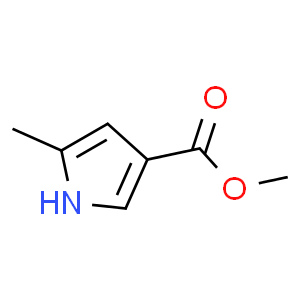 Methyl 5-methyl-1H-pyrrole-3-carboxylate  Structure