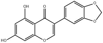5-Hydroxypseudobaptigenin Structure