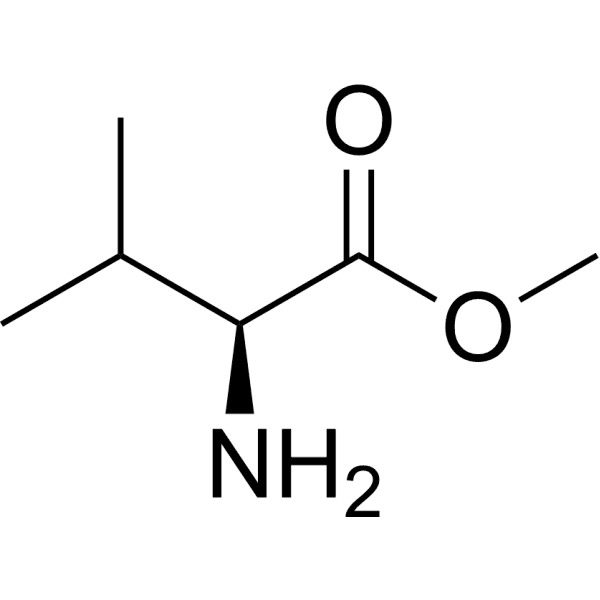 Methyl L-valinate Structure
