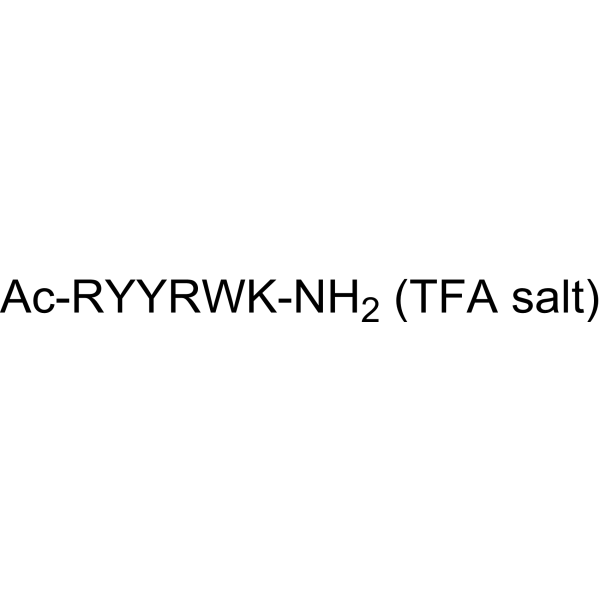 Ac-RYYRWK-NH2 TFA Structure