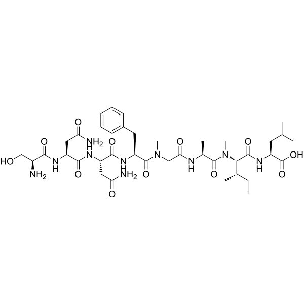 SNNF(N-Me)GA(N-Me)IL Structure