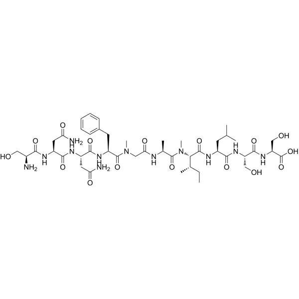 SNNF(N-Me)GA(N-Me)ILSS Structure
