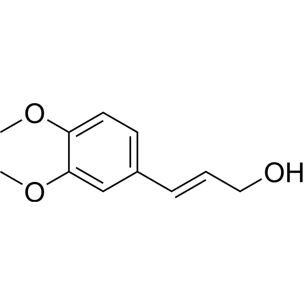 3,4-Dimethoxycinnamyl alcohol Structure