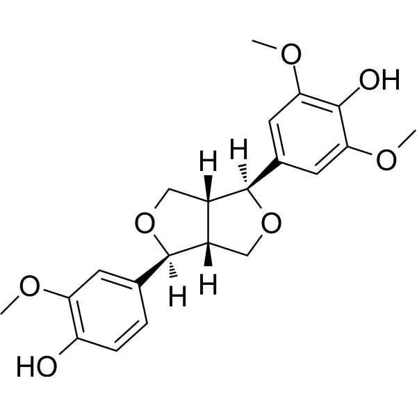 (+)-Medioresinol Structure