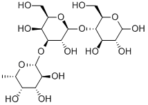 3-Fucosyllactose Structure