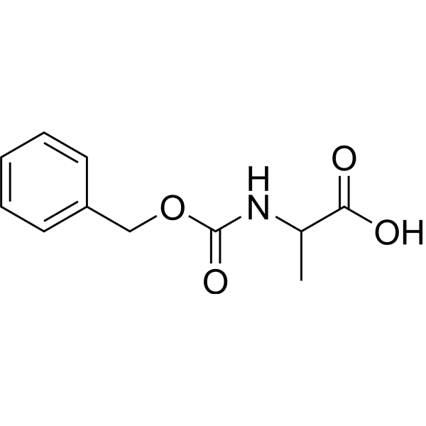 2-(((Benzyloxy)carbonyl)amino)propanoic acid Structure