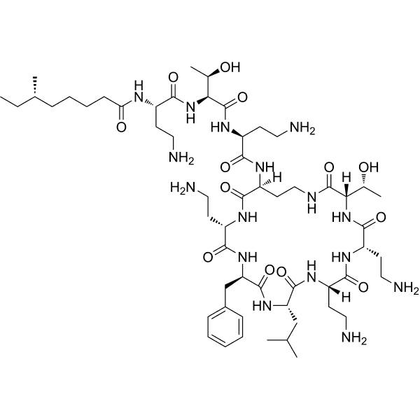 Polymyxin B1 Structure