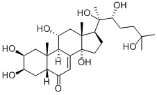 Turkesterone Structure