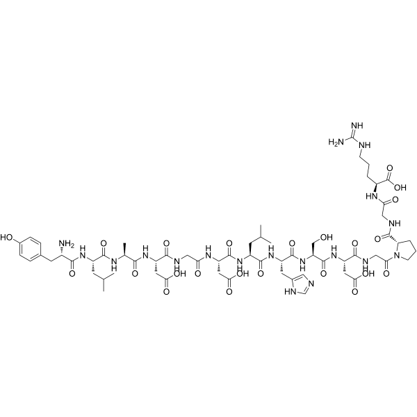 YLADGDLHSDGPGR Structure