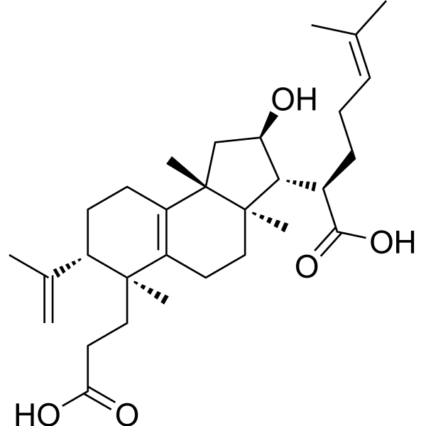 Poricoic acid G Structure
