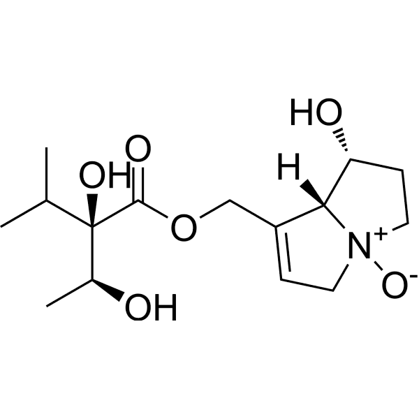 Indicine N-oxide Structure