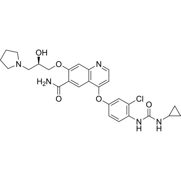 Angiogenesis inhibitor 4 Structure