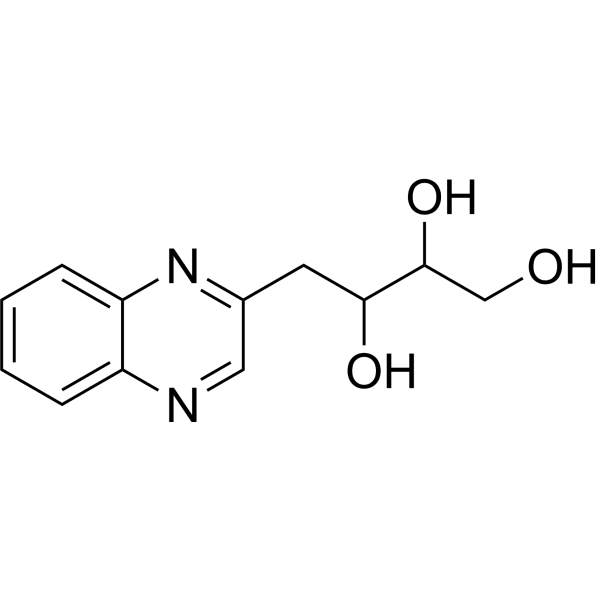 2-(2',3',4'-Trihydroxybutyl)quinoxaline Structure