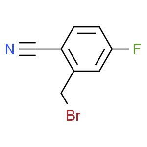 2-Cyano-5-fluorobenzyl bromide  Structure