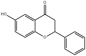 6-Hydroxyflavanone Structure