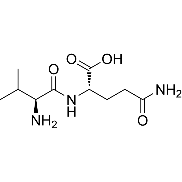 H-Val-Gln-OH Structure
