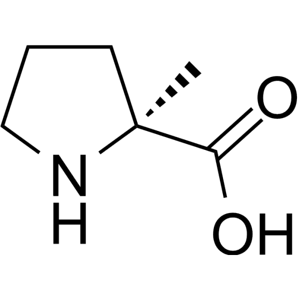 (S)-2-Methylpyrrolidine-2-carboxylic acid Structure