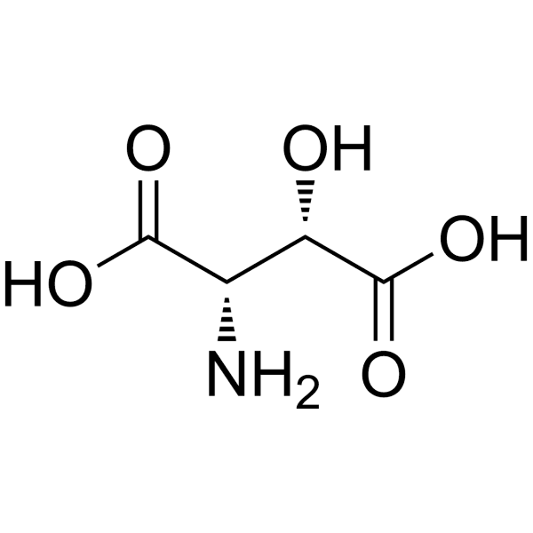 DL-threo-3-Hydroxyaspartic acid Structure