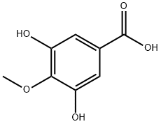 3,5-Dihydroxy-4-methoxybenzoic acid Structure