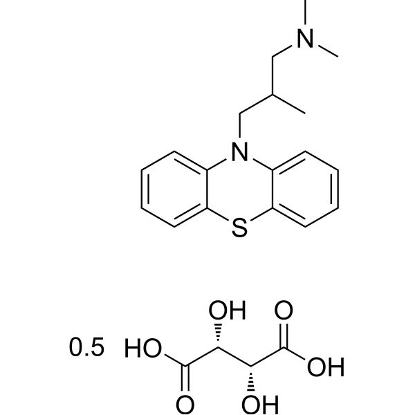 Alimemazine hemitartrate Structure