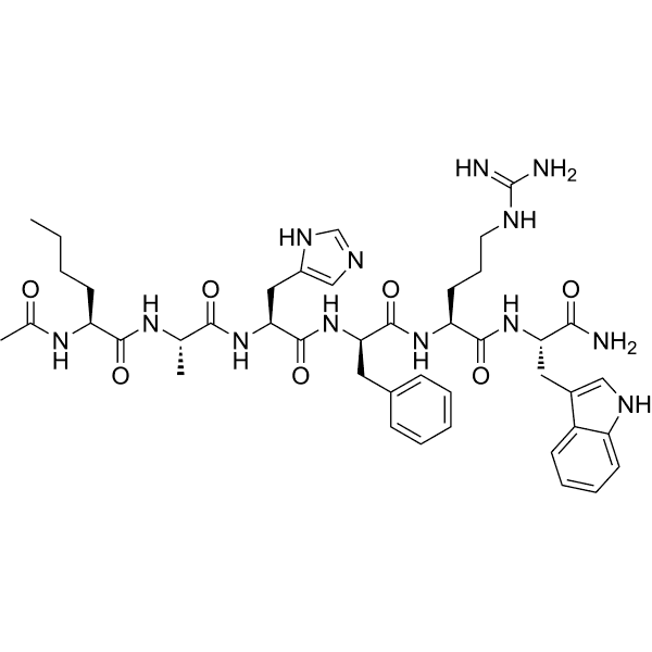 Acetyl hexapeptide-1 Structure