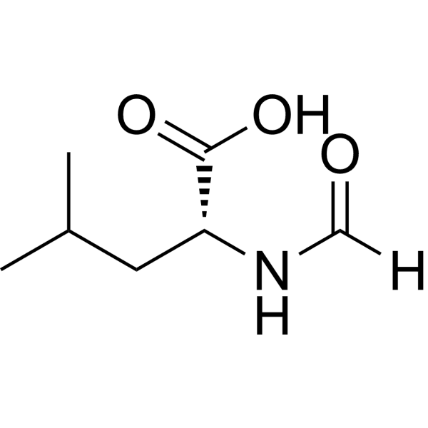 (R)-2-formamido-4-methylpentanoic acid Structure