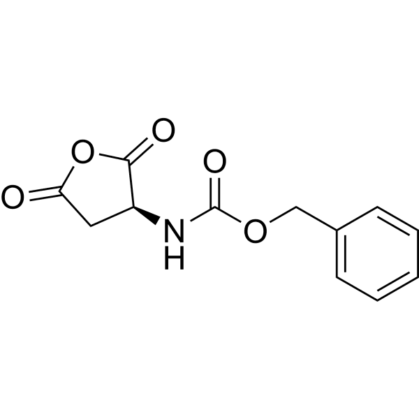 Cbz-L-Aspartic anhydride Structure