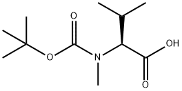 (2S)-2-[[(tert-Butoxy)carbonyl](methyl)amino]-3-methylbutanoic acid Structure