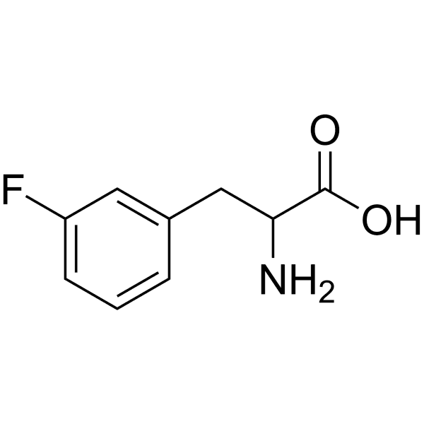 H-DL-Phe(3-F)-OH Structure