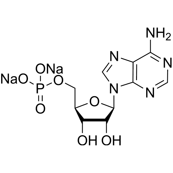 Adenosine 5'-monophosphate disodium Structure