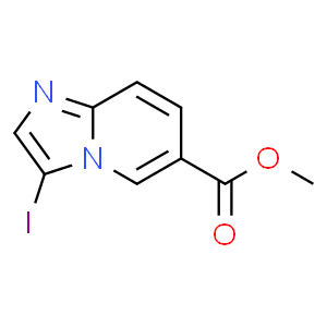 Methyl3-iodoimidazo[1,2-a]pyridine-6-carboxylate  Structure