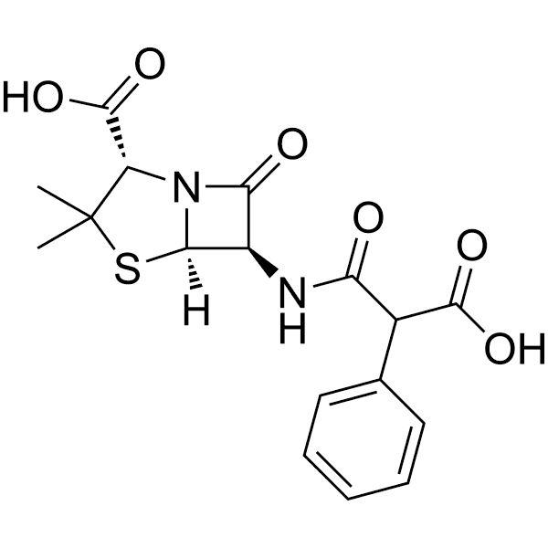Carbenicillin Structure