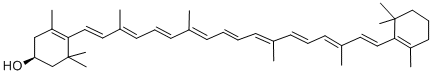 β-Cryptoxanthin Structure