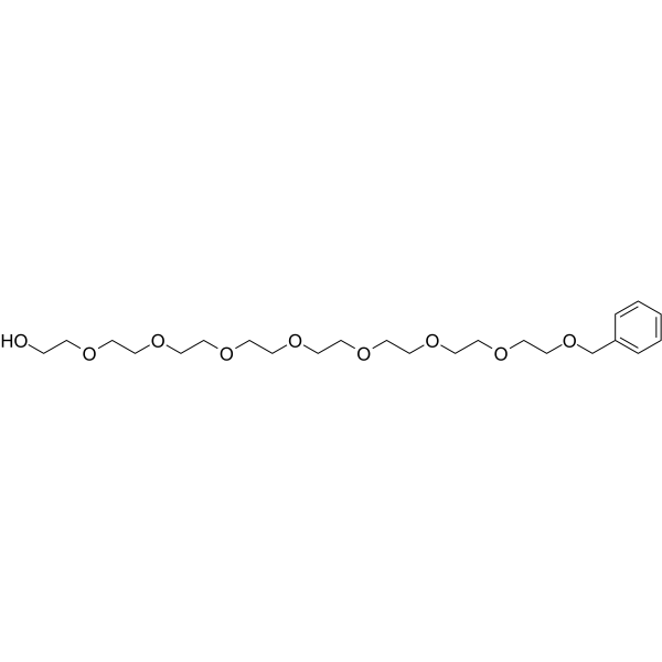 Benzyl-PEG8-alcohol Structure