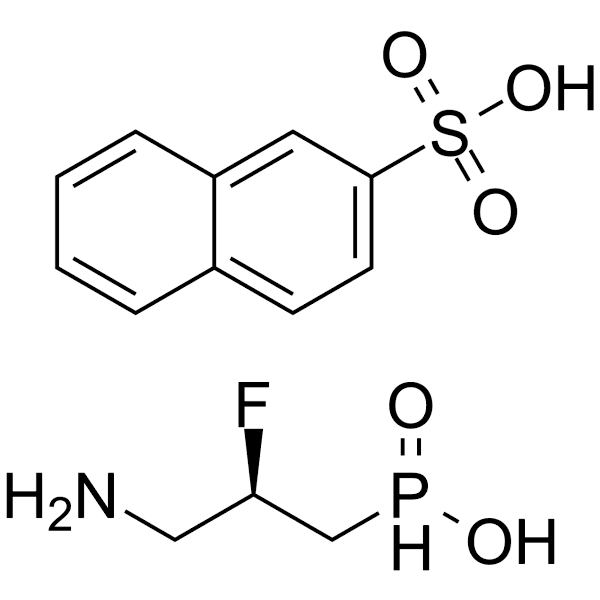 Lesogaberan napadisylate Structure
