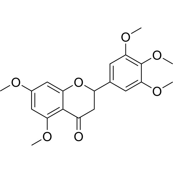 3',4',5',5,7-Pentamethoxyflavanone Structure