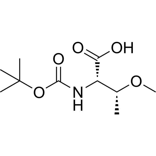Boc-Thr(Me)-OH Structure