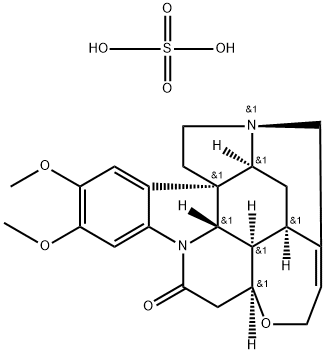 Brucine sulfate Structure
