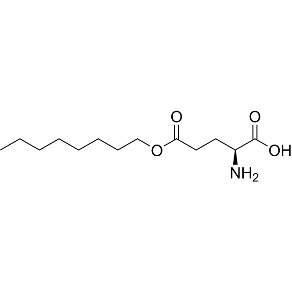 5-Octyl hydrogen L-glutamate Structure