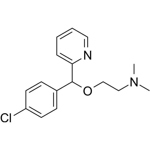 (±)-Carbinoxamine  Structure