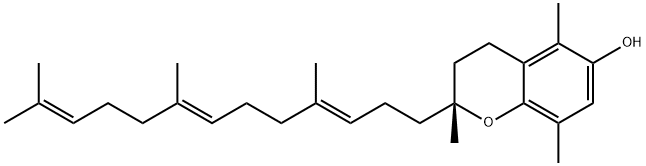 β-Tocotrienol Structure