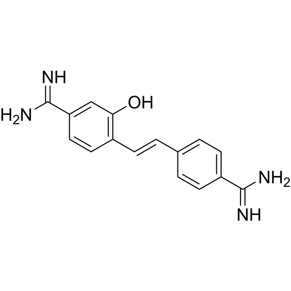 Hydroxystilbamidine  Structure